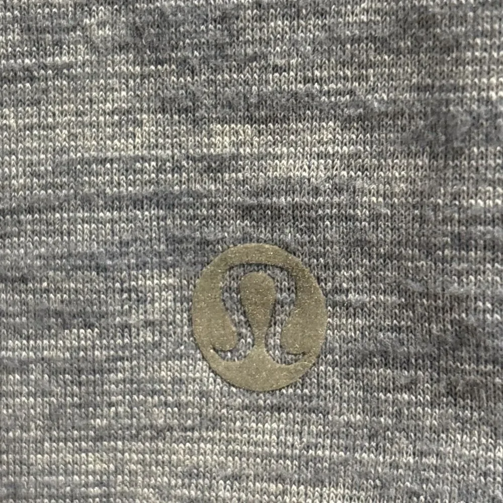 Lululemon Tank Top Women's Size 8 Blue Heather Run For Gold Athletic Gym Yoga